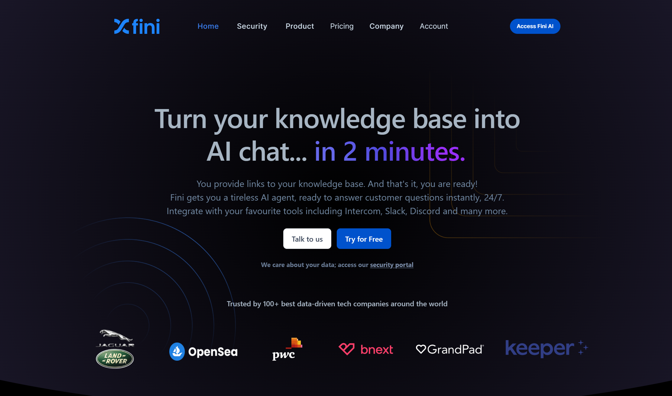 Fini AI Demonstration